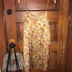 Vintage Silk Floral Dress
